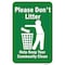 Signmission Safety Sign, 12 in Height, Aluminum, 18 in Length, 24877 A-1218-24877 - alternate 1
